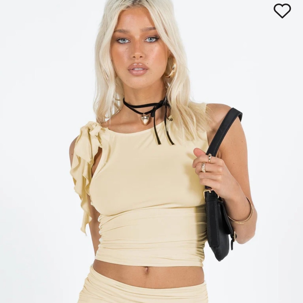 Princess Polly Rendezvous Top Canary